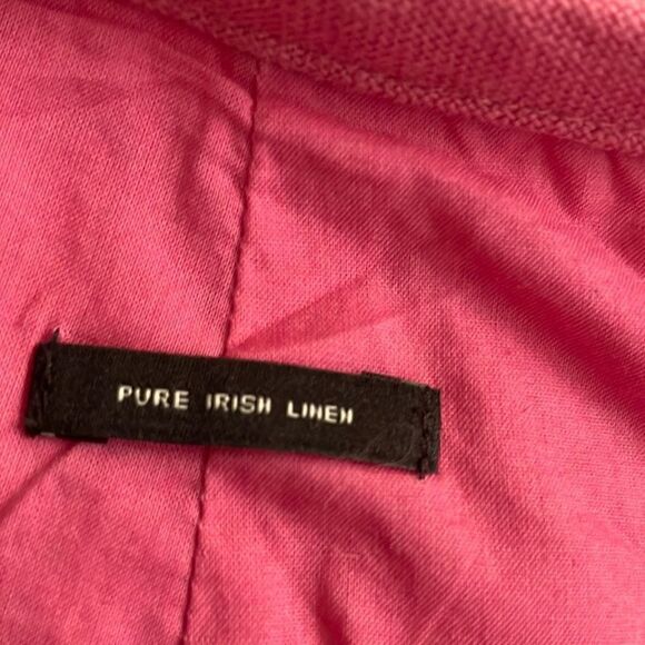 Talbots Pure Irish Linen A-Line Midi Skirt Bubblegum Pink 6 - Picture 9 of 10